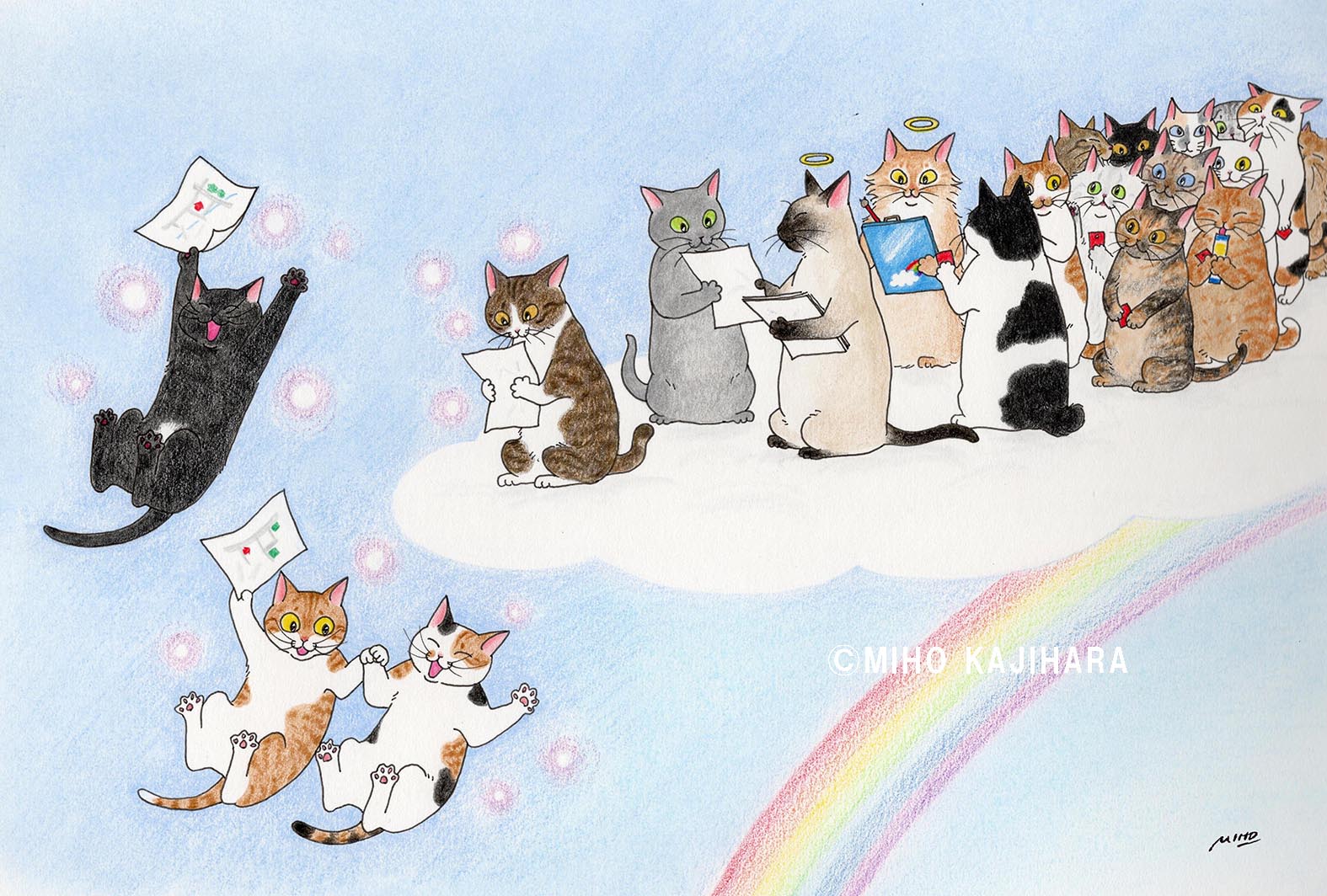 もうすぐ個展「虹の橋のたもとにいるよ」始まります！ - なまけ猫王国